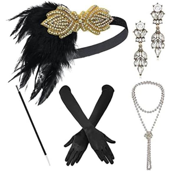 1920s Great Gatsby Accessories Set for Women M30